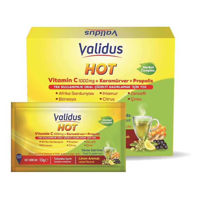 Validus C Hot 13gr*12 Sachet (Herbal)