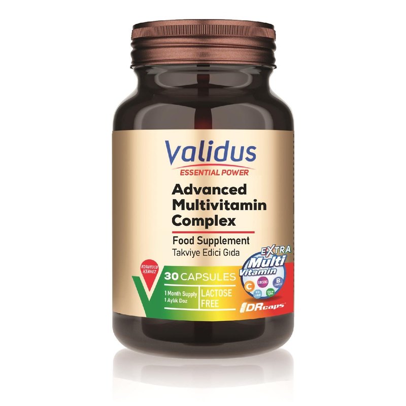 Validus Advanced Multivitamin Complex 30 Capsules (Drcaps)