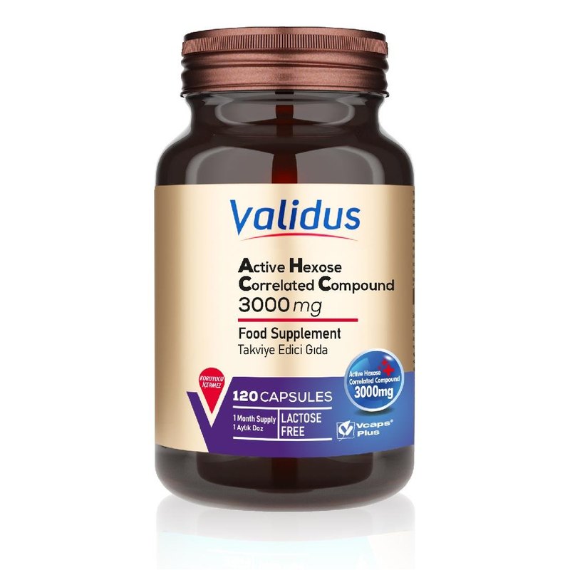 Validus AHCC Active Hexose Correlated Compound 3000 mg 120 Capsules
