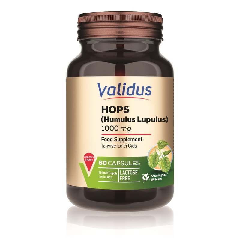 Validus Humulus Lupulus (HOPS) 1000 mg 60 Capsules