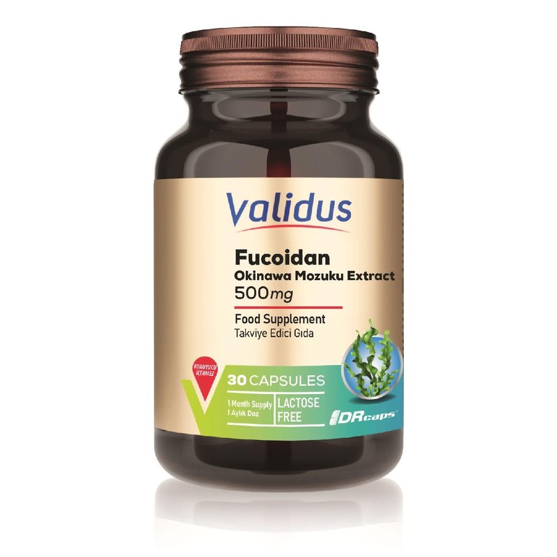 Validus Fucoidan 500 mg 30 Capsules (Dr.caps)