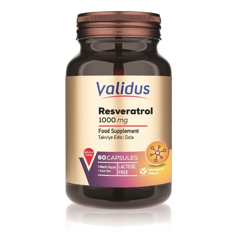 Validus Resveratrol 1000 mg 60 Capsules