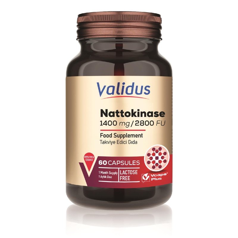 Validus Nattokinase 1400 mg / 2800 FU 60 Capsules