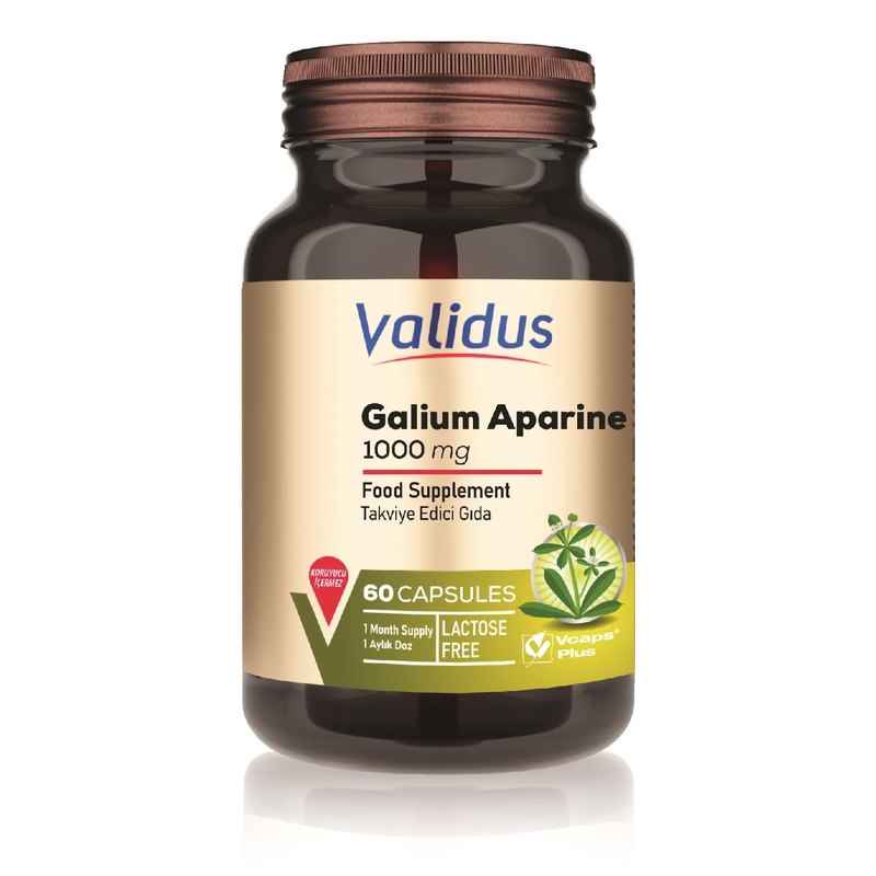 Validus Galium Aparine 1000 mg 60 Capsules