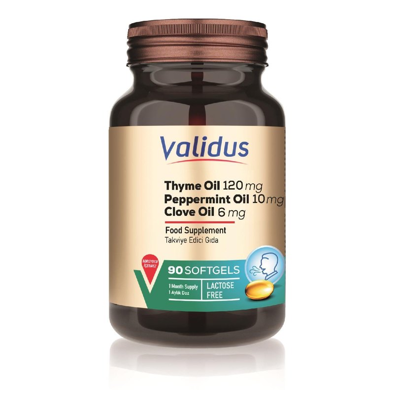 Validus Fresh Breath Clove Oil + Oregano Oil + Peppermint Oil 90 Softgel