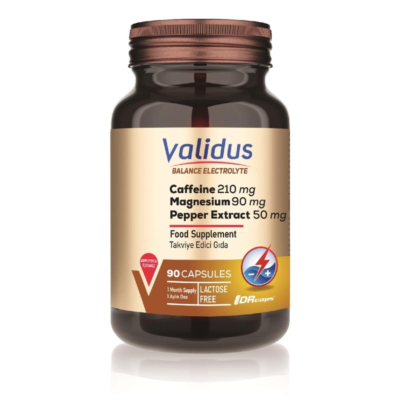 Validus Balance Electrolyte Caffeine 210 mg 90 Capsules (Drcaps)