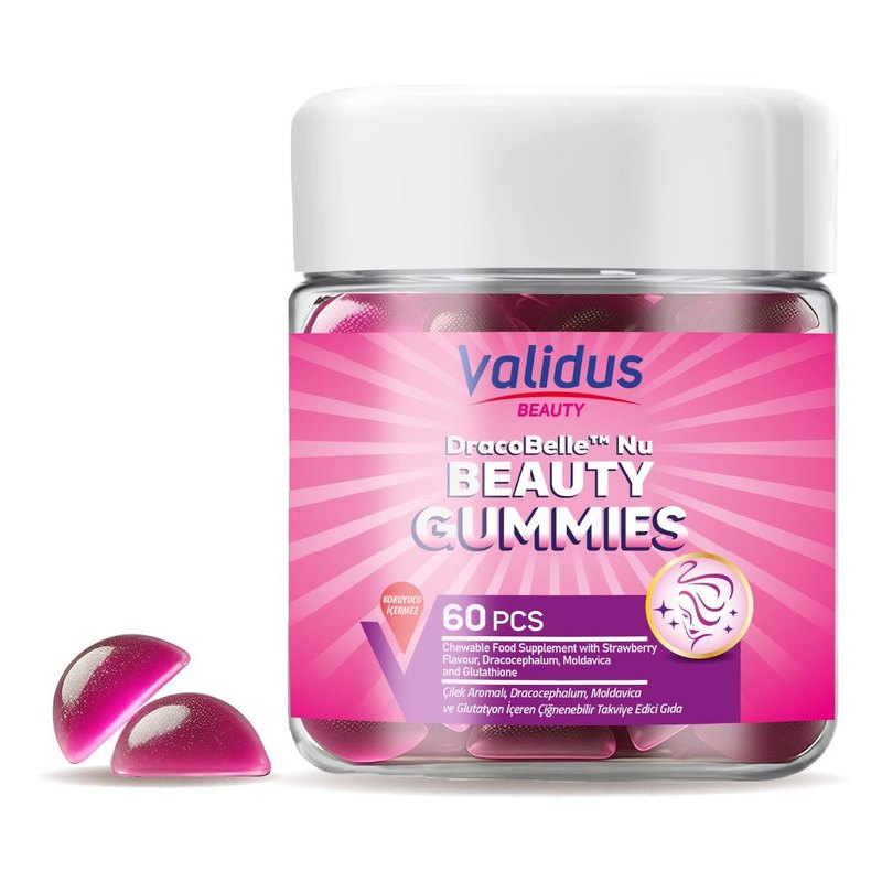 Validus Collagen Boost Dracobelle Nu Beauty 60 Gummies (Pectin)