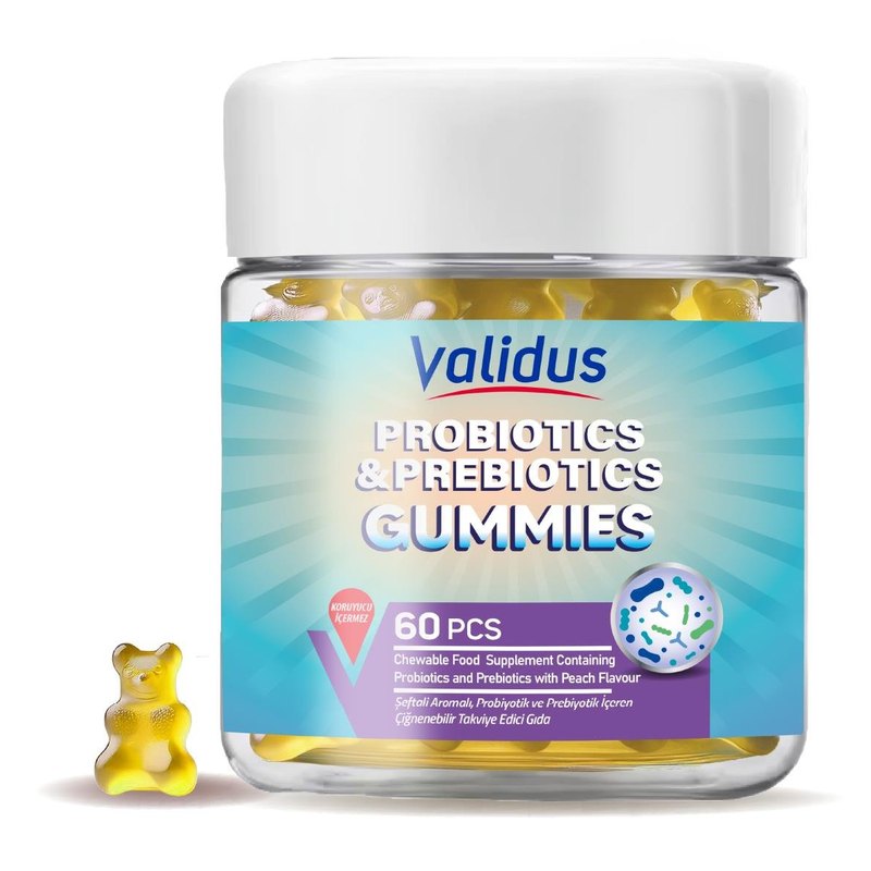 Validus Probiotic+Prebiotic 60 Gummy (Pectin)
