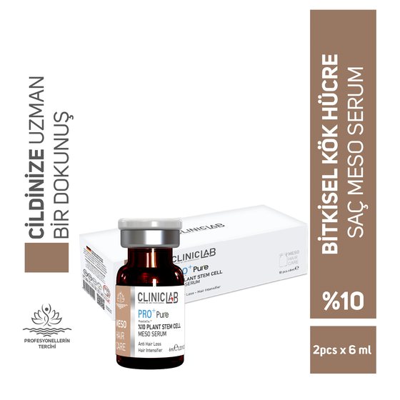 Cliniclab %10 Bitki Kök Hücreli Meso Serum 6 mL x 10 adet
