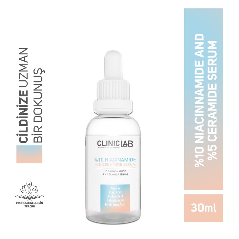 Cliniclab %10 Niacinnamide and %5 Ceramide Serum 30 Ml