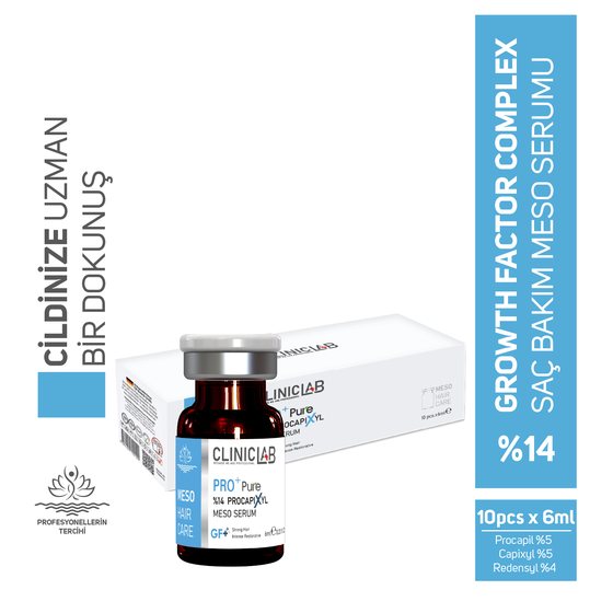 Cliniclab %14 Procapixyl Büyüme Faktörü Meso Serum 6 mL x 10 adet