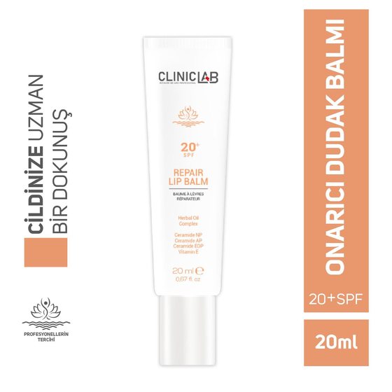 Cliniclab 20+Spf Onarıcı Lip Balm 20 mL