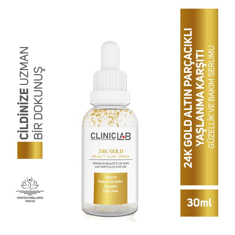 Cliniclab 24K Altın Güzellik Bakım Serumu 30 mL