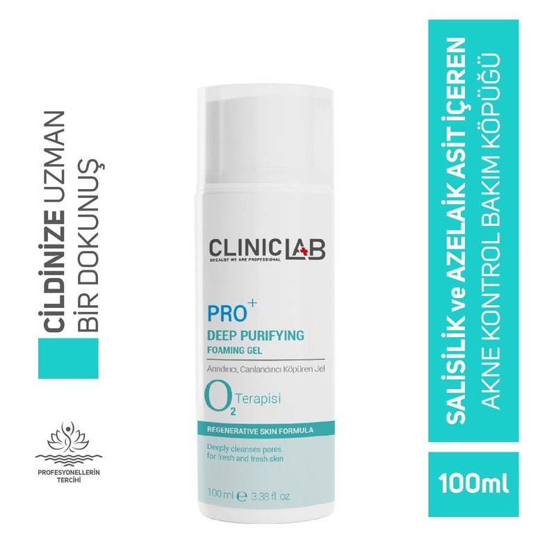 Cliniclab Derinlemesine Arındırıcı Köpük Jel 100 mL