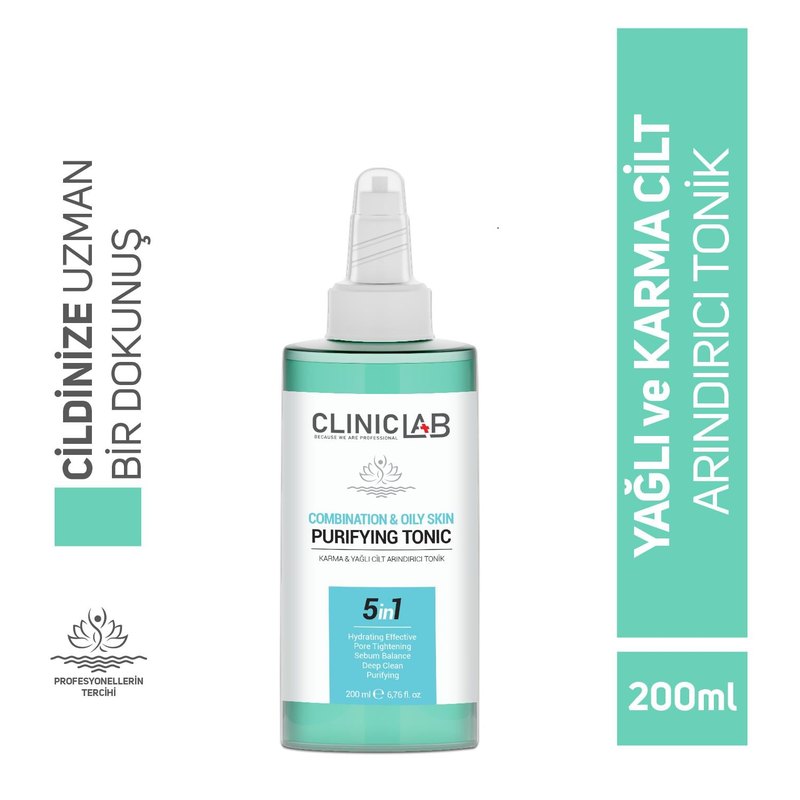 ClinicLab Karma ve Yağlı Cilt Arındırıcı Tonik 200 Ml