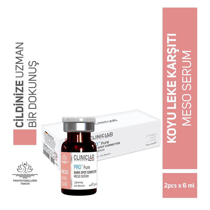 Cliniclab Koyu Leke Karşıtı Meso Serum 6 Ml x 10 adet