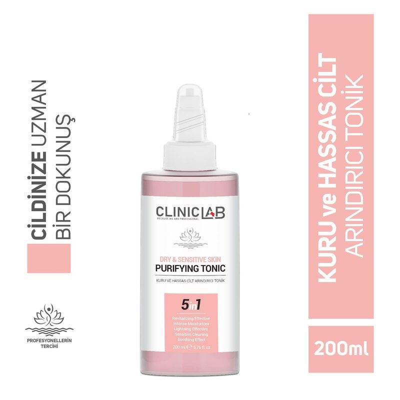 ClinicLab Kuru ve Hassas Cilt Arındırıcı Tonik 200 Ml