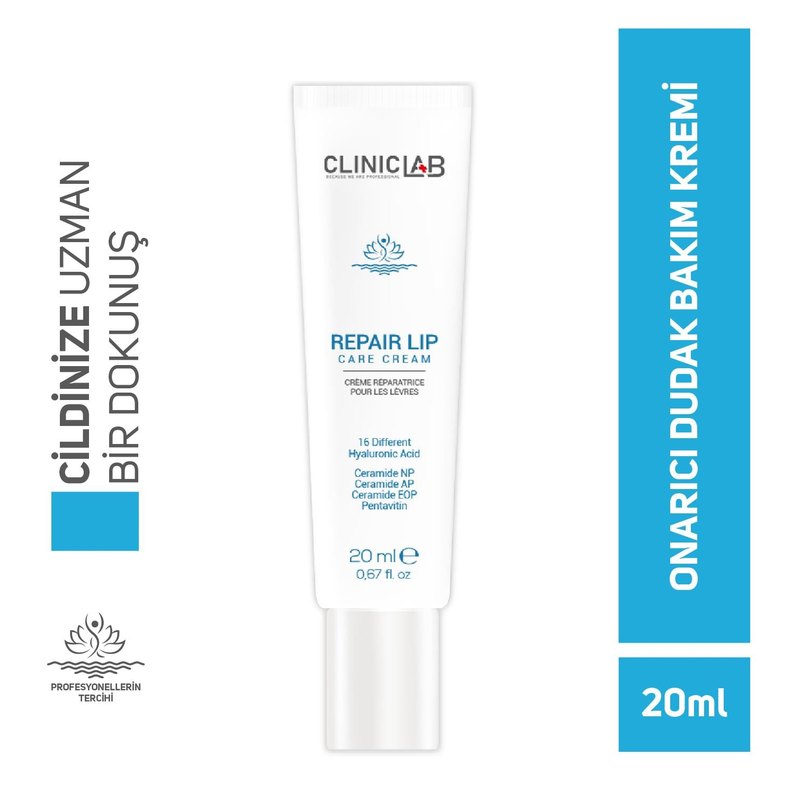 Cliniclab Onarıcı Dudak Bakım Kremi 20 Ml