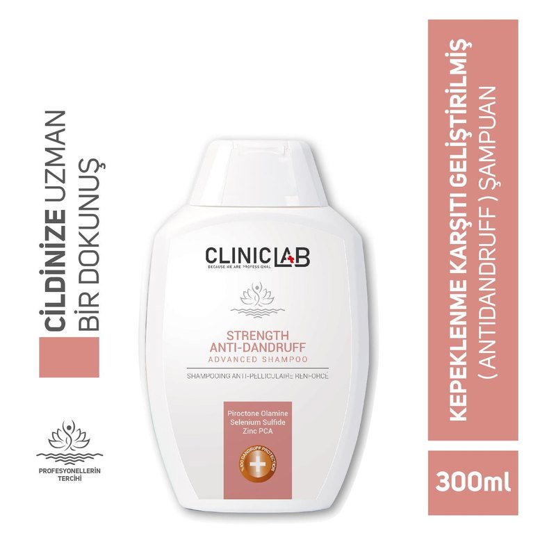 Cliniclab Strenght Kepek Önleyici Gelişmiş Şampuan 300 Ml