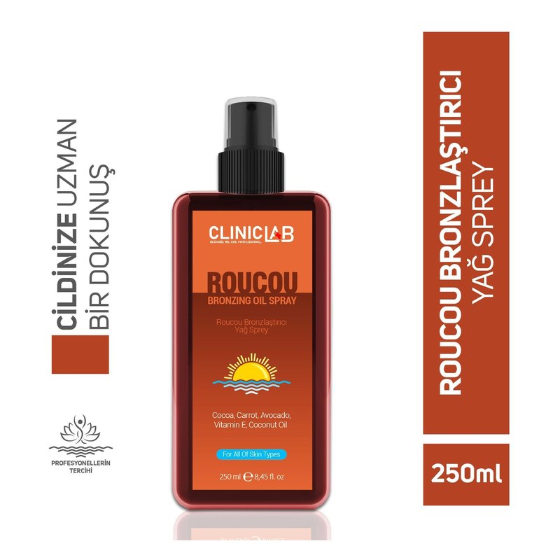 ClinicLab Roucou Bronzlaştırıcı Yağ Sprey 250ml