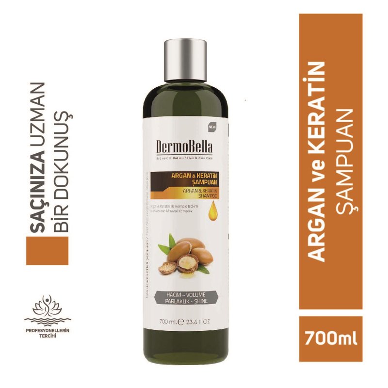 Dermobella Argan ve Keratin Şampuan 700 ml