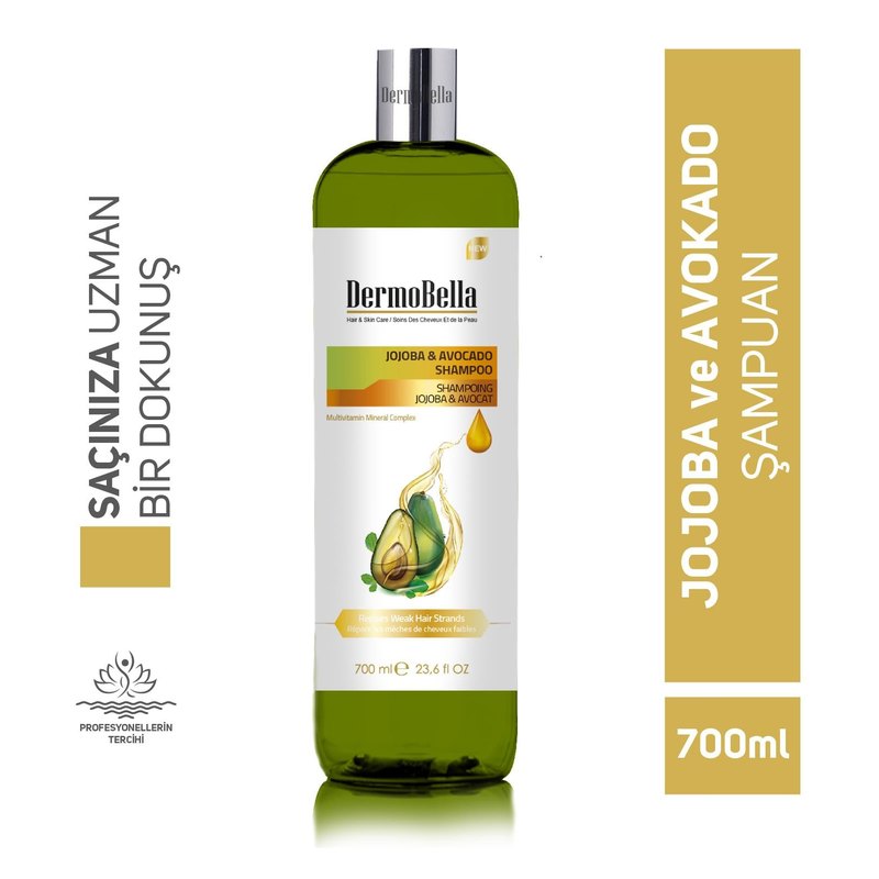 Dermobella Avokado & Jojoba Şampuan 700 ml