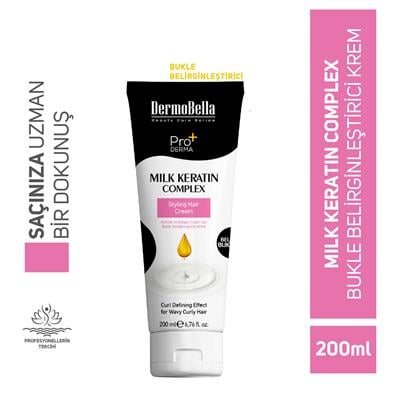 Dermobella Milk Keratin Complex Şekillendirici Saç Kremi 200 Ml