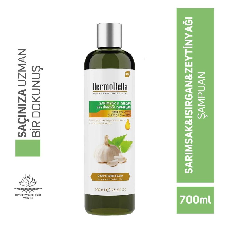 Dermobella Sarımsak & Isırgan Zeytinyağlı Şampuan 700 ml