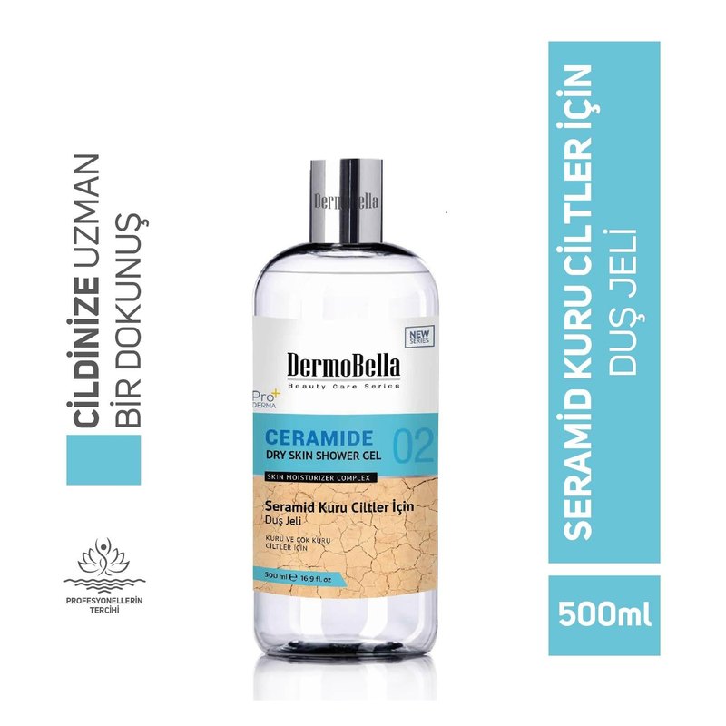 Dermobella Seramid Kuru Ciltler Için Duş Jeli 500 ml