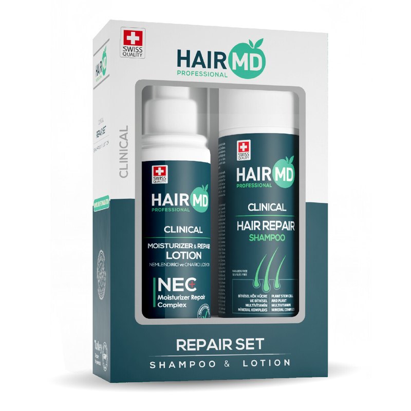 HairMD Clinical Repair Set (Shampoo 250 ml + Nec Lotion 125 ml)