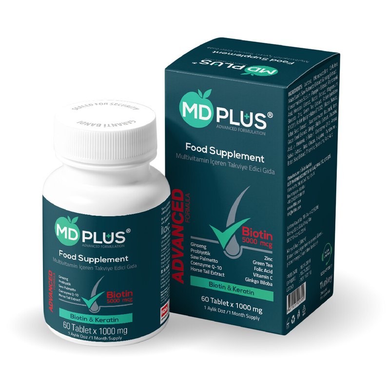 MD Plus Advanced Hair Multivitamin 60 Tablet