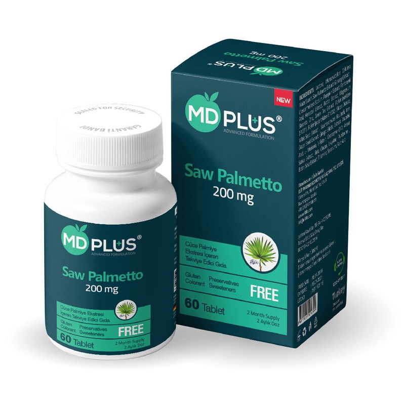 MD Plus Advanced Hair Saw Palmetto 200 mg 60 Tablet